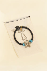 Button Works U.S.A. Star Concho Gum bracelet - Black -Button Works - URAHARA