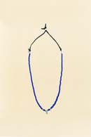 Button Works White Hearts Necklace & Bracelet - Blue -Button Works - URAHARA