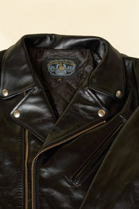Double Helix 'Deviant' Horsehide Leather Jacket - Black -Double Helix - URAHARA