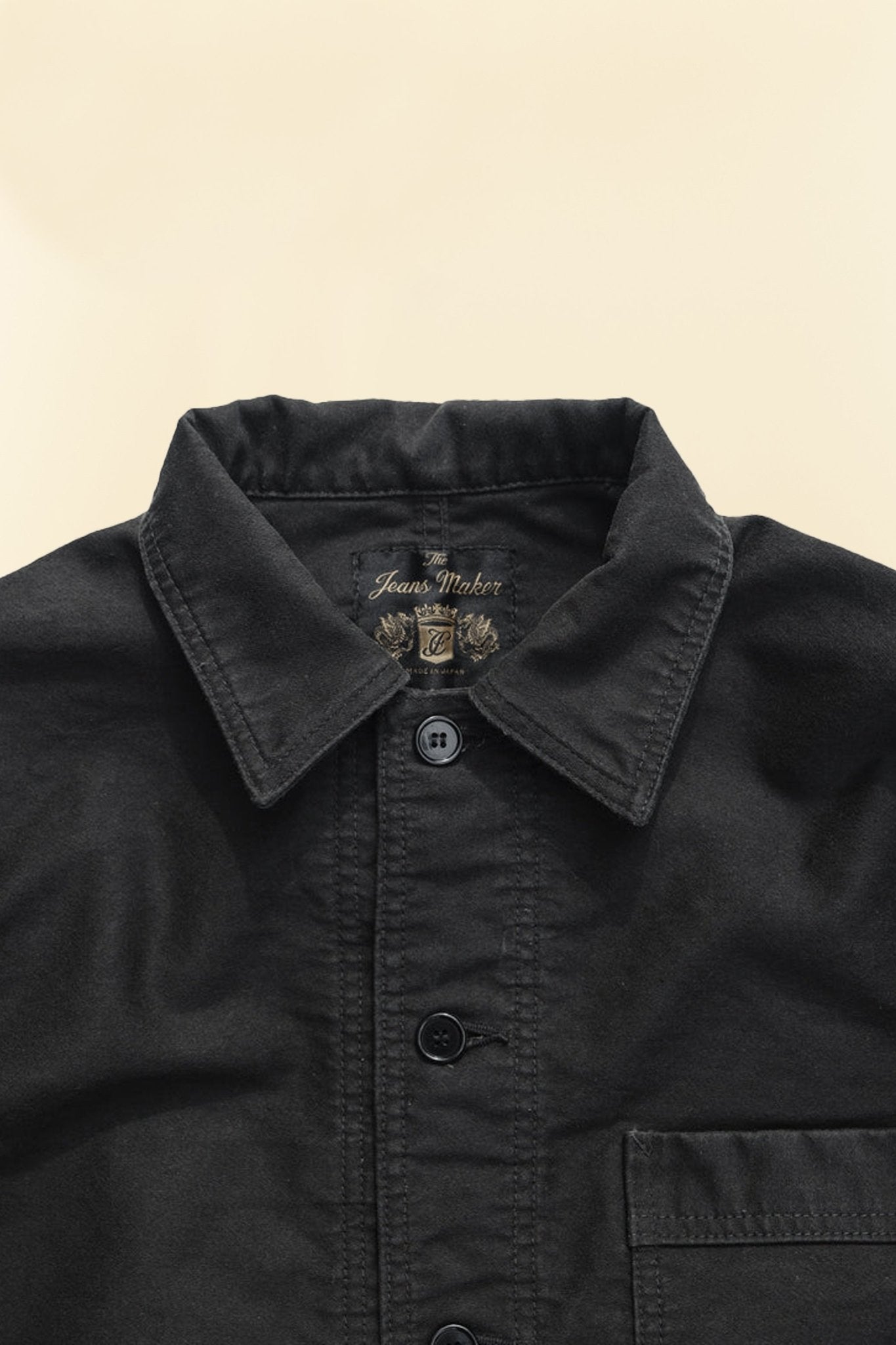 Fullcount French Moleskin Work Jacket - Black – URAHARA