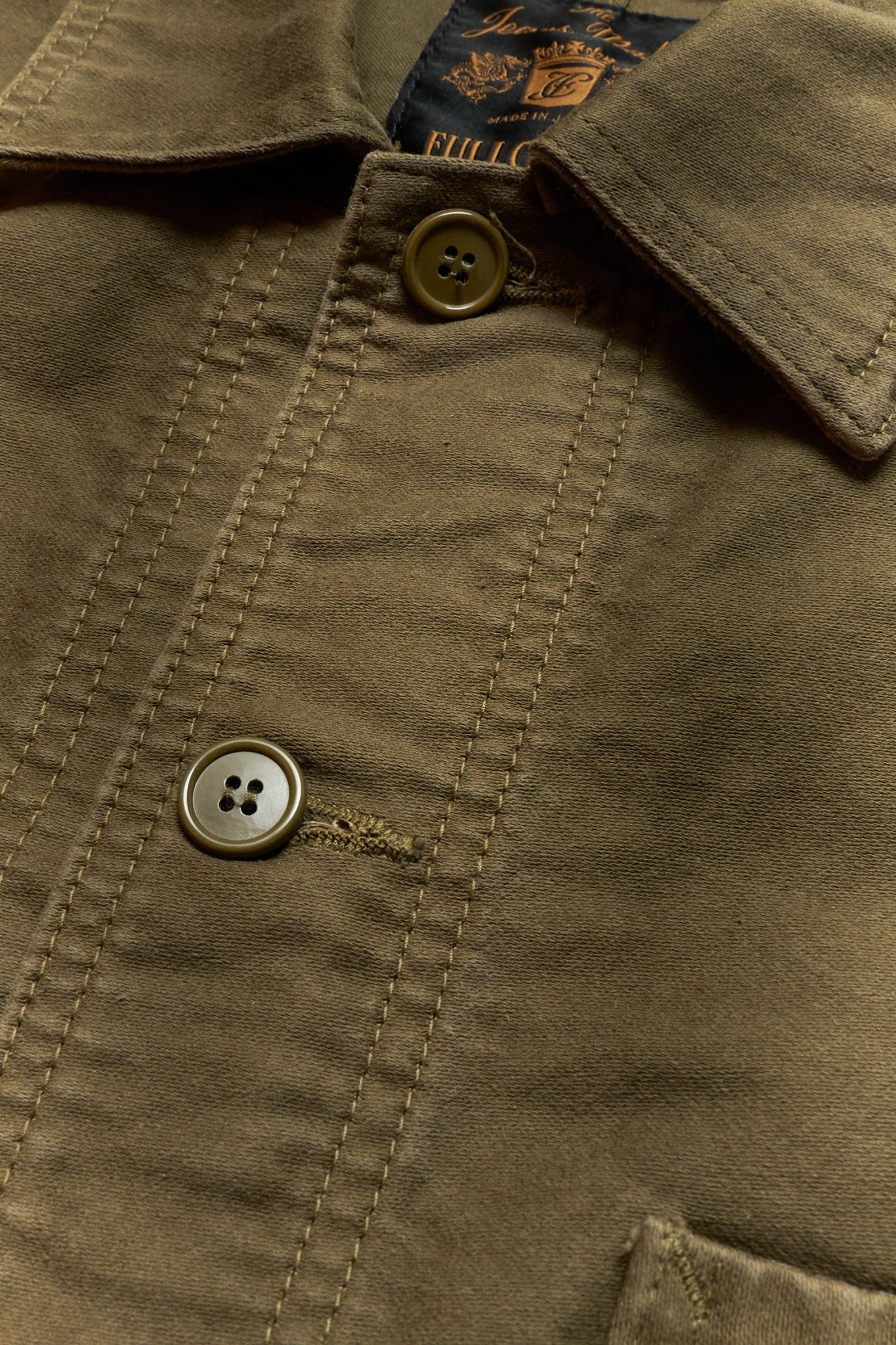 Fullcount French Moleskin Work Jacket - Olive – URAHARA