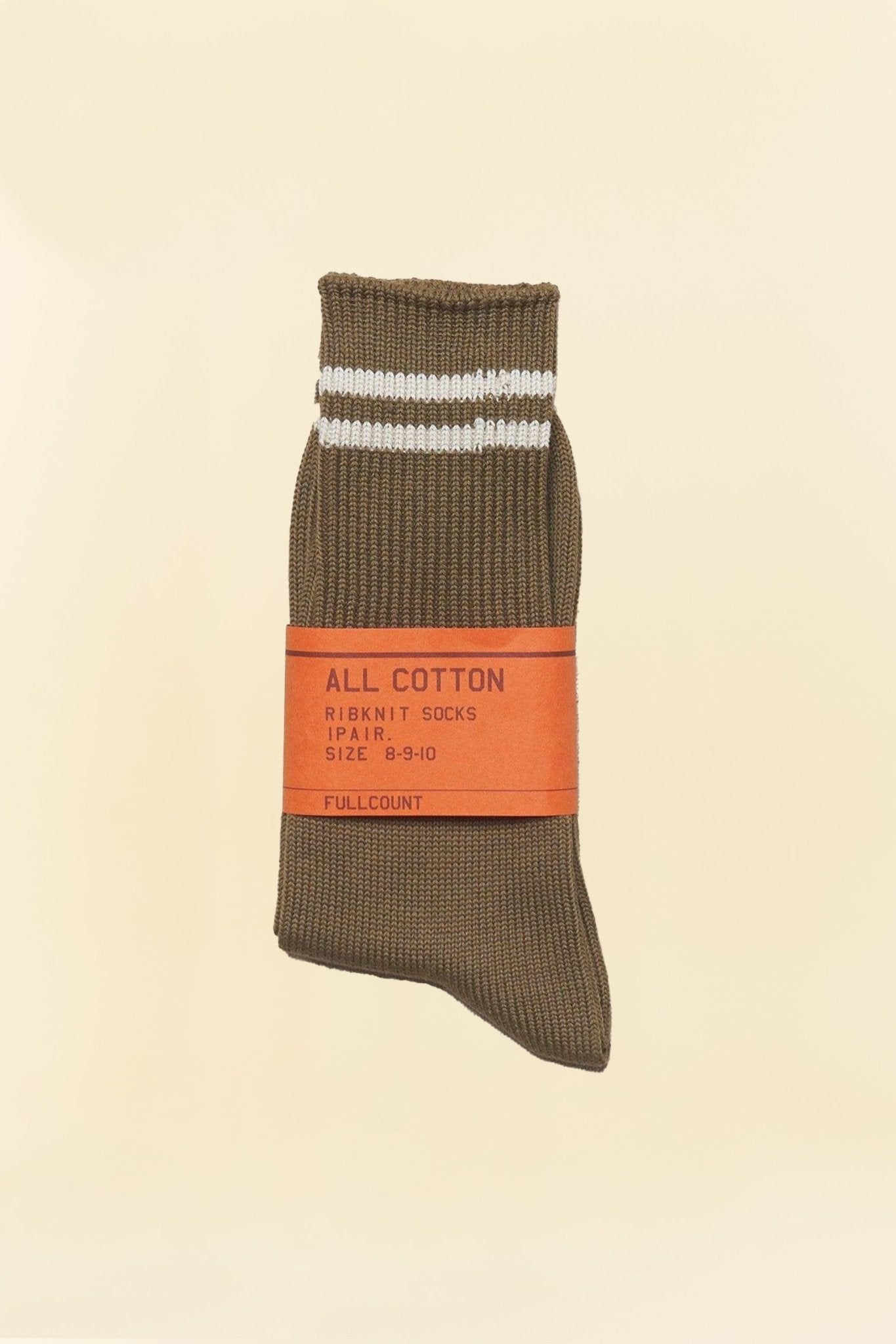Fullcount Military Socks - Olive -Fullcount - URAHARA