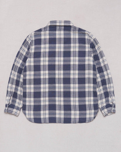 Fullcount Original Check Cotton Flannel Shirt - Navy -Fullcount - URAHARA