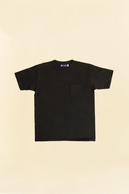 Godspeed Heavyweight Tsuriami 10oz Loopwheel Pocket T-Shirt - Black -Godspeed - URAHARA