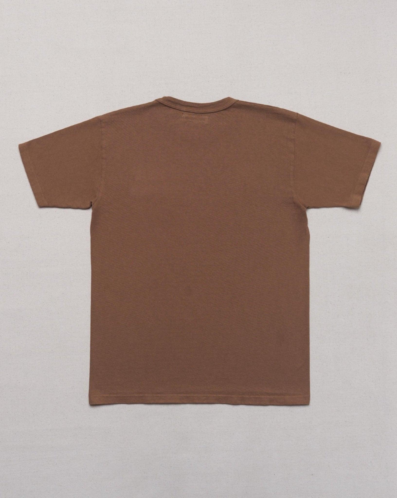 Godspeed Heavyweight Tsuriami 10oz Loopwheel Pocket T-Shirt -Brown -Godspeed - URAHARA