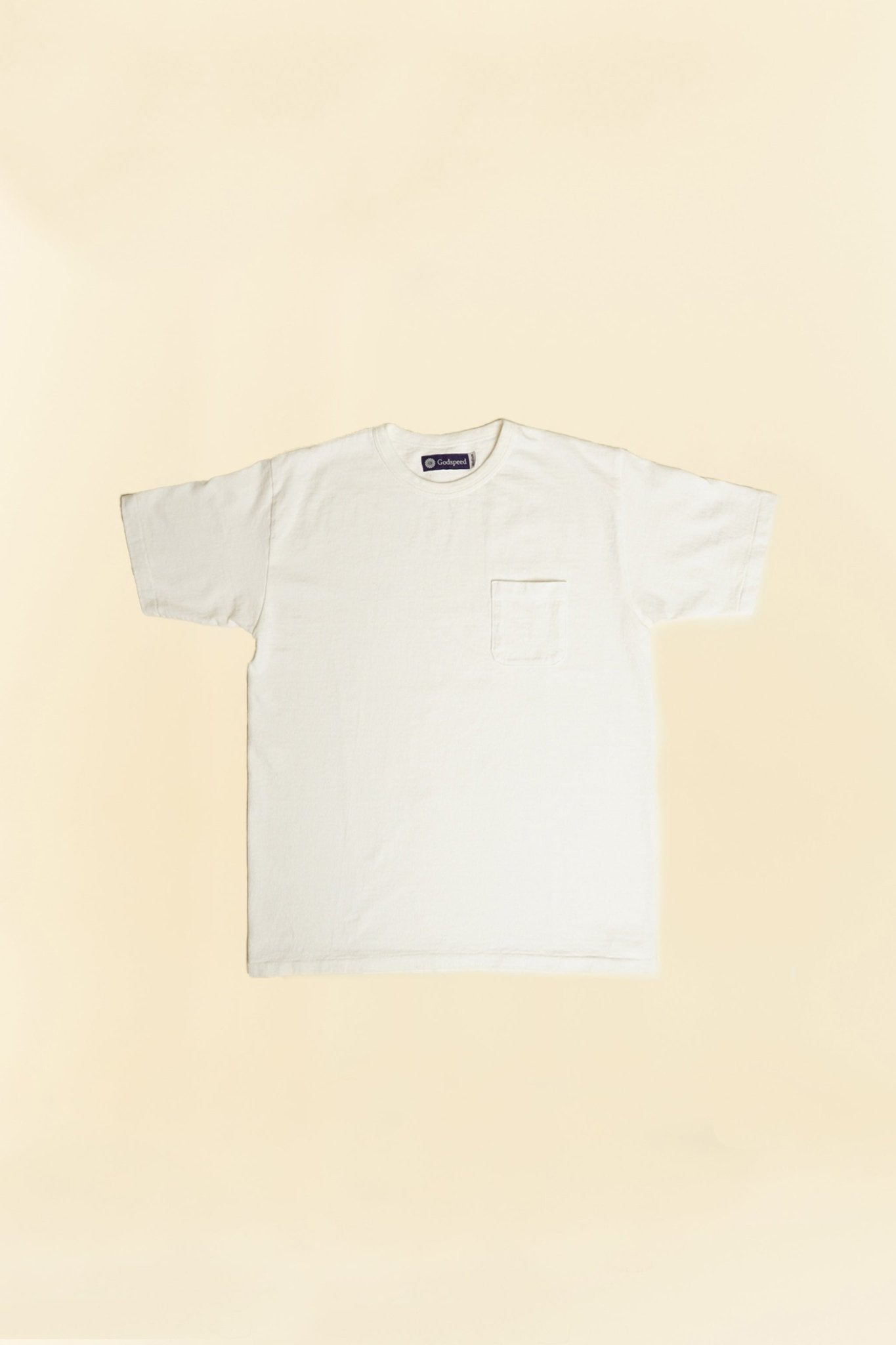 Godspeed Heavyweight Tsuriami 10oz Loopwheel Pocket T-Shirt - Natural -Godspeed - URAHARA