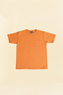 Godspeed Heavyweight Tsuriami 10oz Loopwheel Pocket T-Shirt - Orange -Godspeed - URAHARA