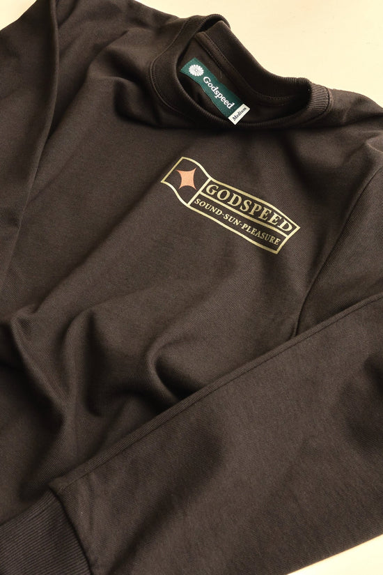 Godspeed Superior Organic L/S T-Shirt 'SSP' - Black