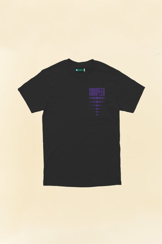 Godspeed Superior Organic T-Shirt 'Atlantis' - Black -Godspeed - URAHARA