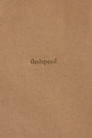 Godspeed Tonal Mini Logo Heavyweight Organic T-Shirt - Brown -Godspeed - URAHARA