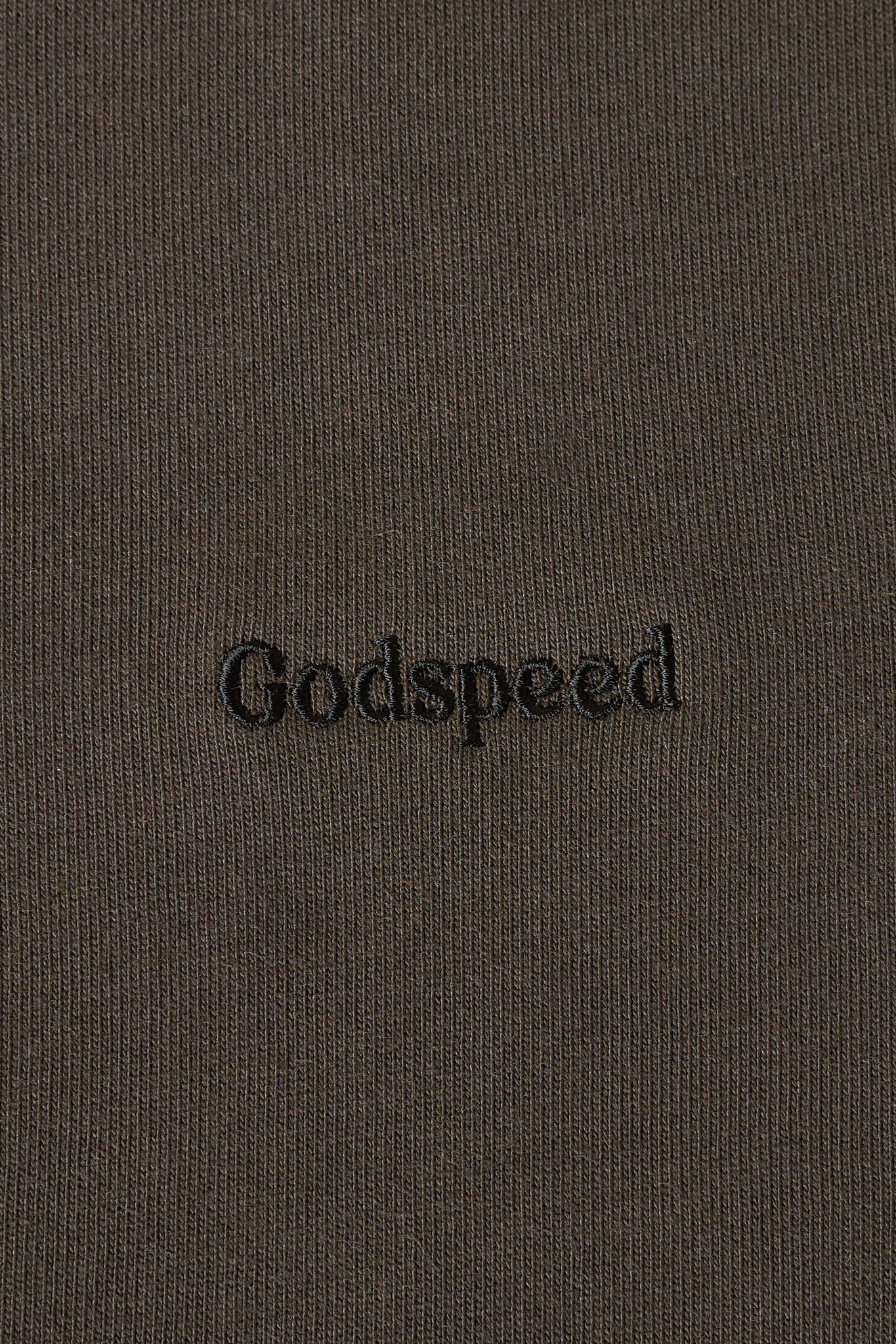 Godspeed Tonal Mini Logo Heavyweight Organic T-Shirt - Vintage Black -Godspeed - URAHARA