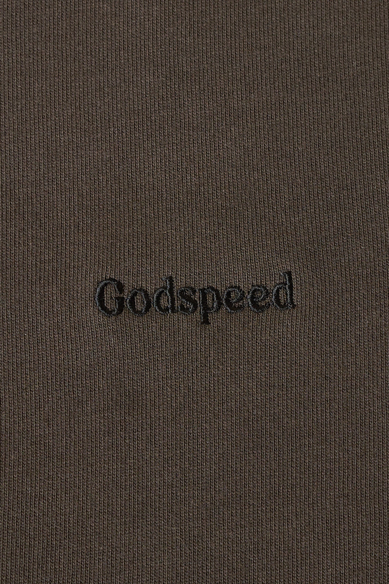 Godspeed Tonal Mini Logo Heavyweight Organic T-Shirt - Vintage Black -Godspeed - URAHARA
