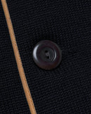 Godspeed x Dehen 1920 'Five Year' Knit Utility Vest - Black / Gold -Godspeed - URAHARA