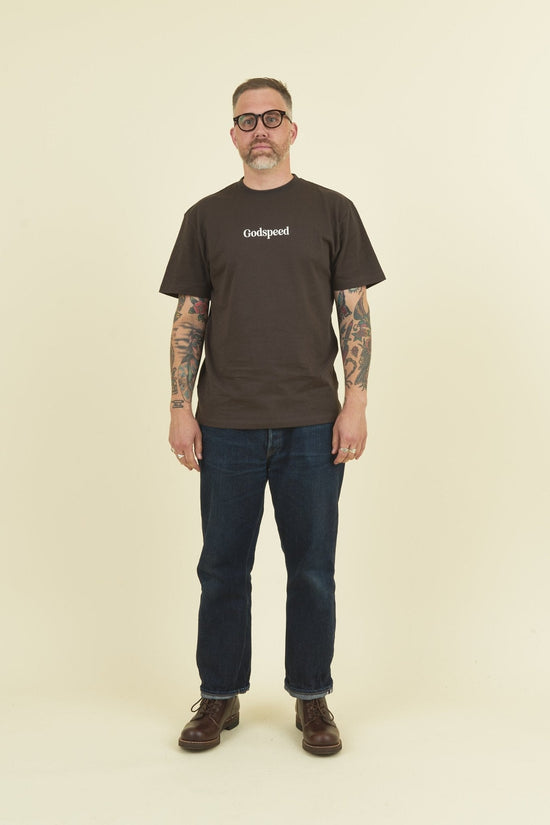 Godspeed 'Zenith' Heavyweight Organic T-Shirt - Aged Black