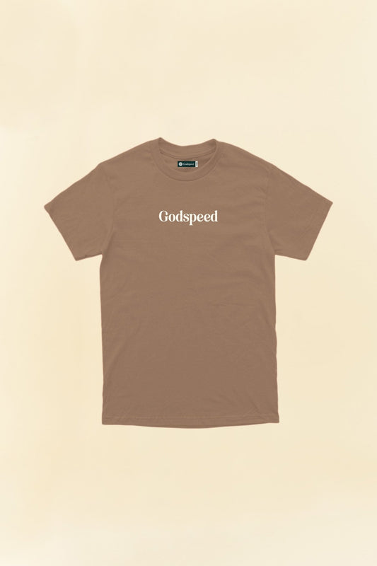 Godspeed 'Zenith' Heavyweight Organic T-Shirt - Brown -Godspeed - URAHARA