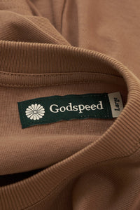 Godspeed 'Zenith' Heavyweight Organic T-Shirt - Brown -Godspeed - URAHARA