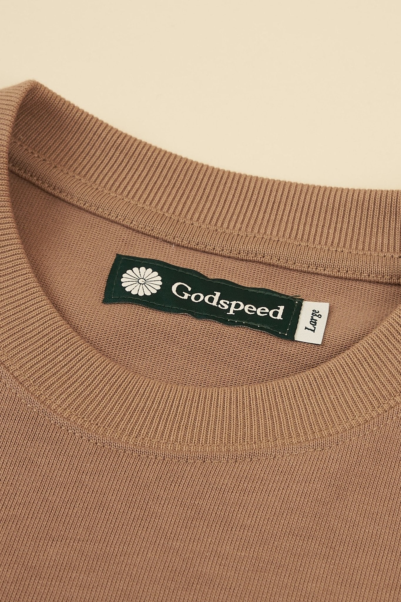 Godspeed 'Zenith' Heavyweight Organic T-Shirt - Brown -Godspeed - URAHARA