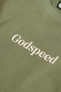 Godspeed 'Zenith' Heavyweight Organic T-Shirt - Green -Godspeed - URAHARA