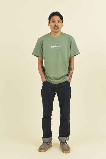 Godspeed 'Zenith' Heavyweight Organic T-Shirt - Green -Godspeed - URAHARA