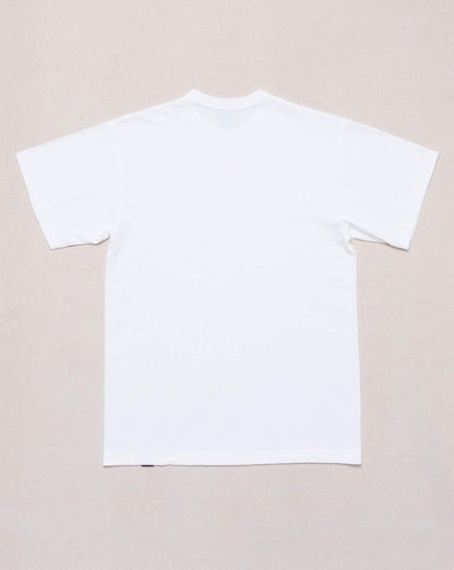 Iron Heart 6.5oz Loopwheel Crew Neck T-Shirt With Longer Body - White -Iron Heart - URAHARA