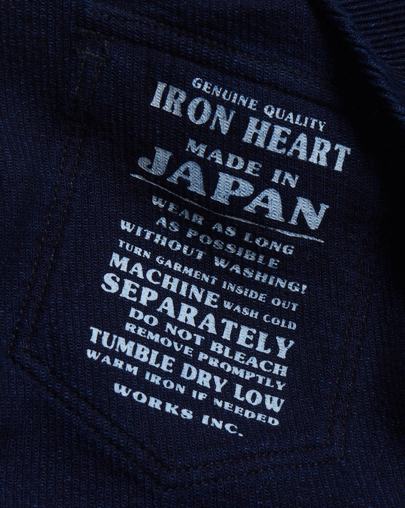 Iron Heart Kersey Western Shirt - Indigo -Iron Heart - URAHARA