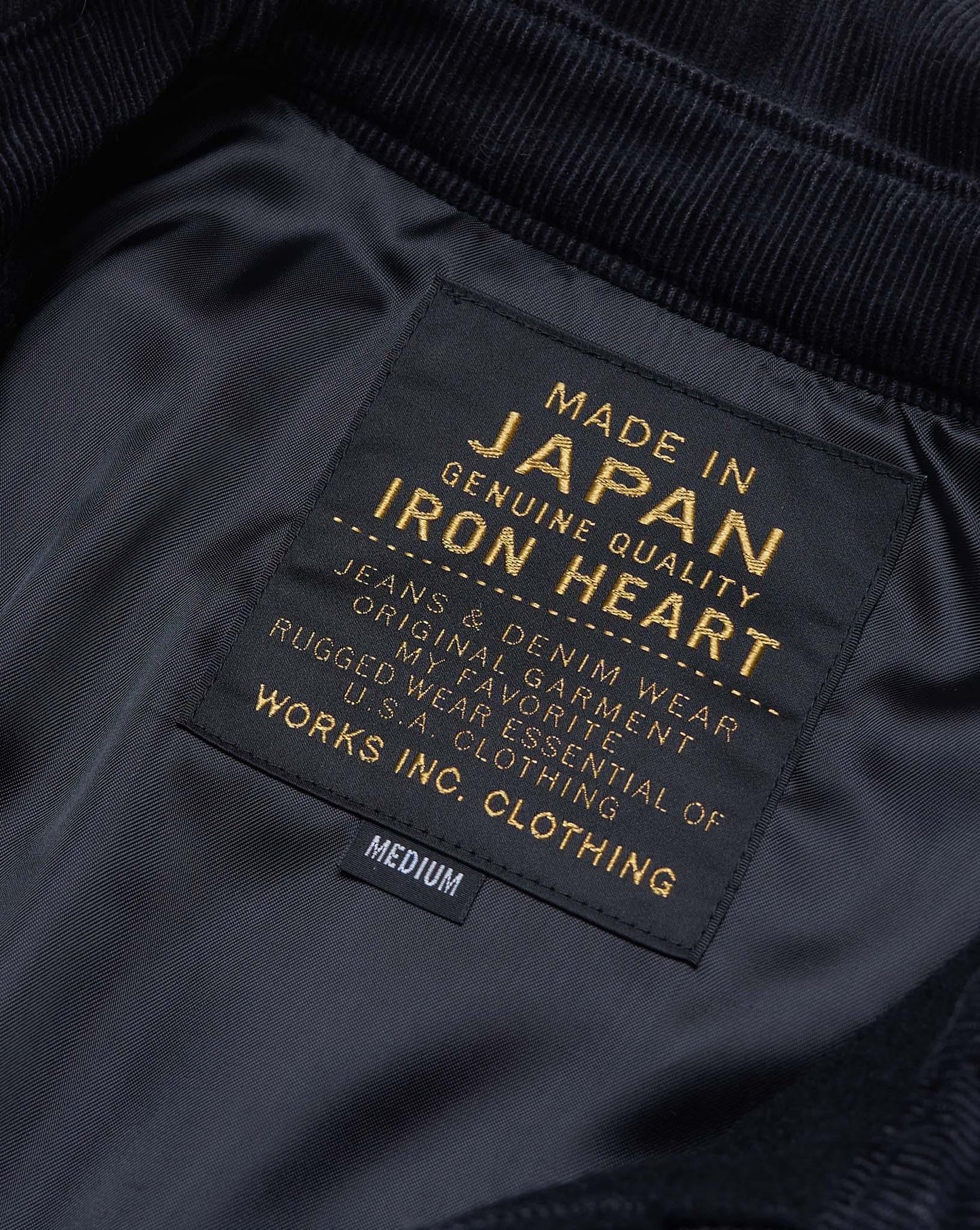 Iron Heart Wool Bush Jacket - Black -Iron Heart - URAHARA