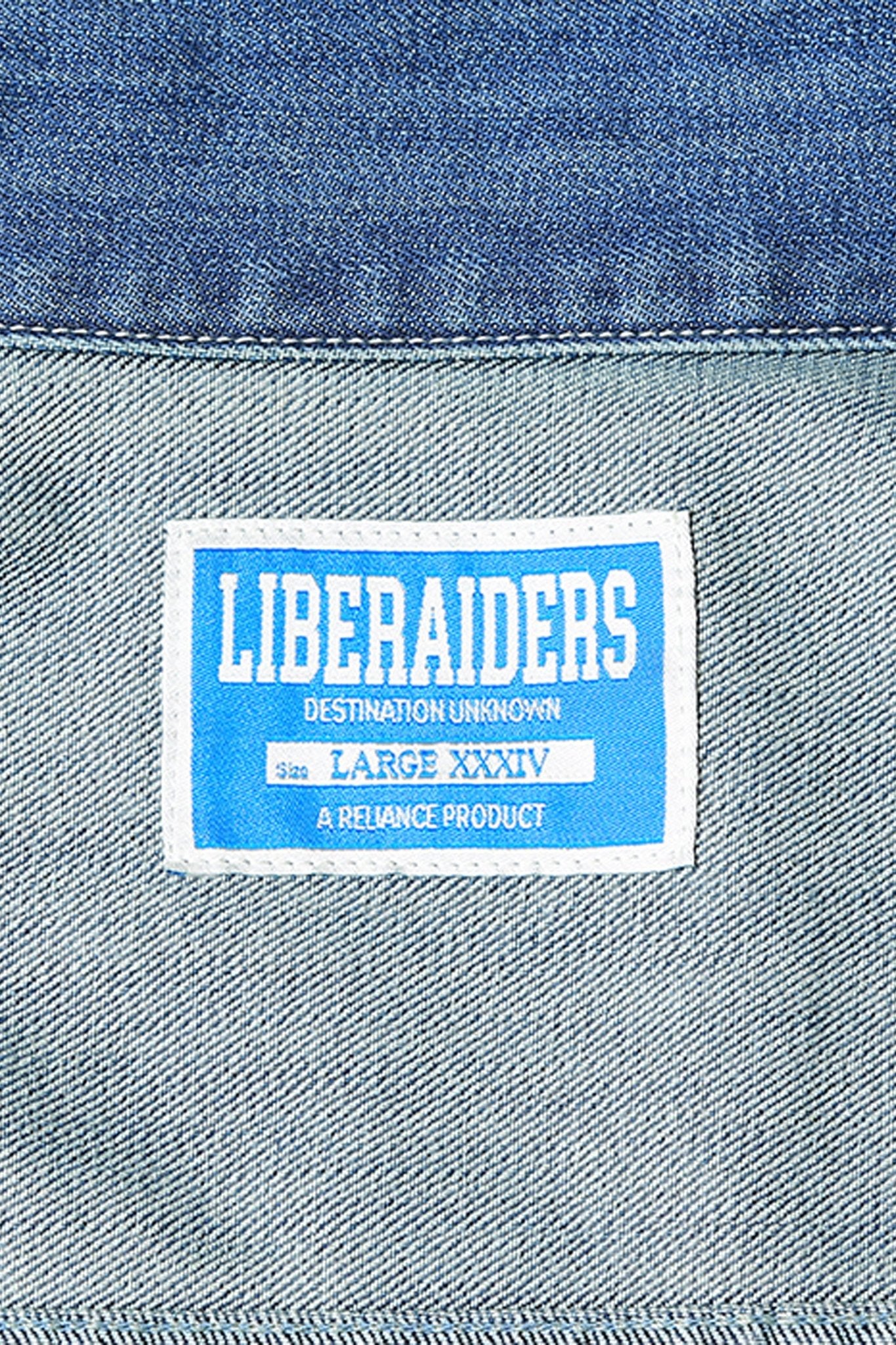 Liberaiders Denim Jacket - Indigo -Liberaiders - URAHARA