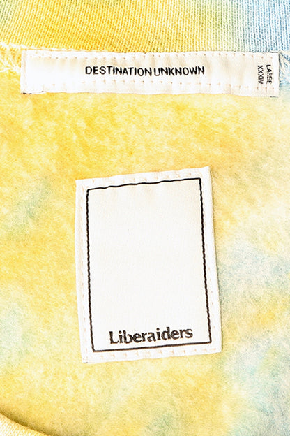 Liberaiders Tiedye Crewneck - Yellow -Liberaiders - URAHARA