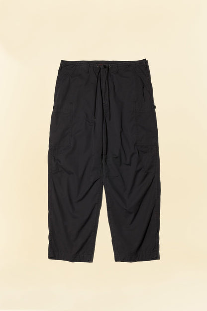 Radiall Clan Wide Fit Cargo Pants - Black -Radiall - URAHARA