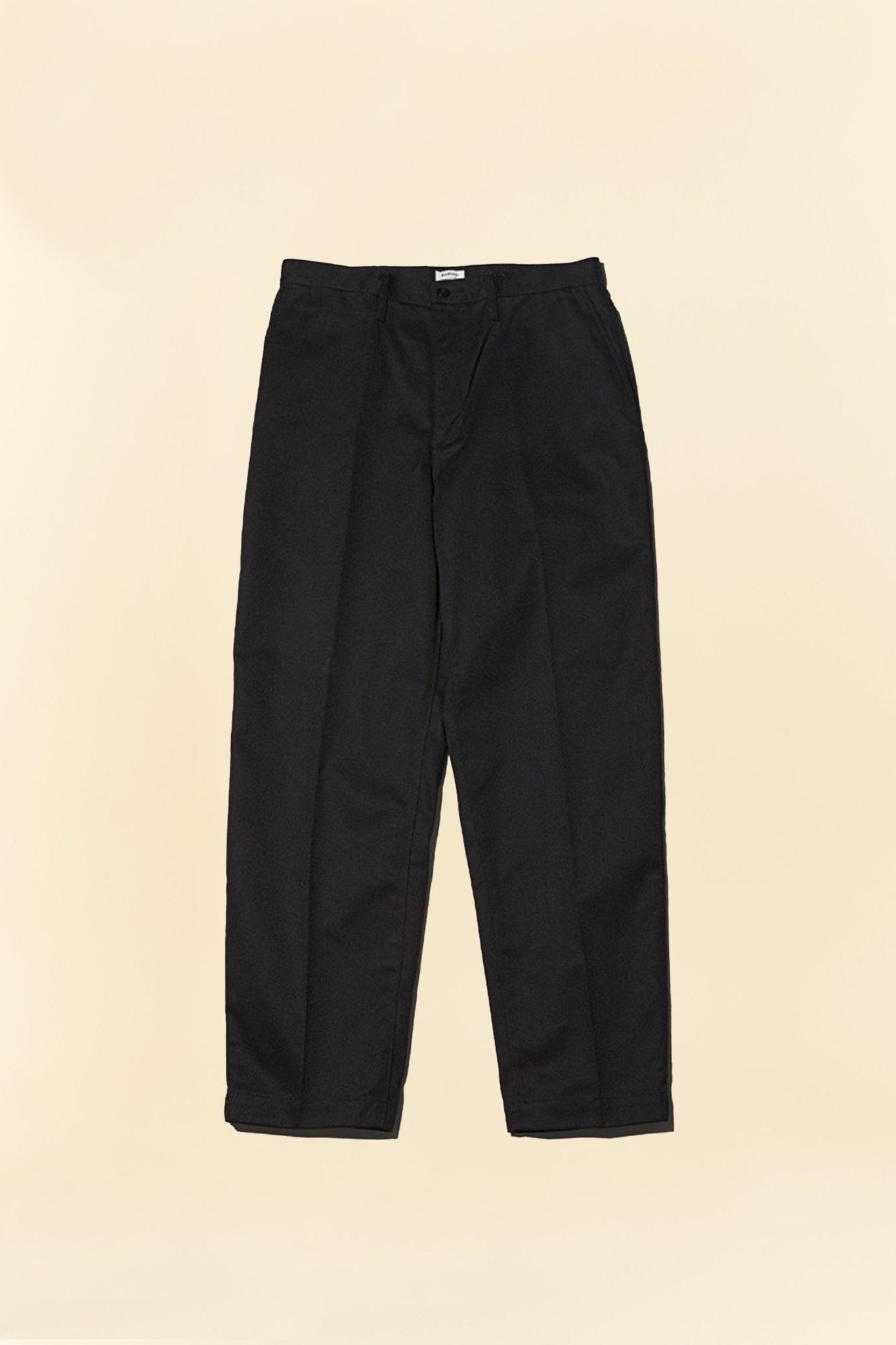 Radiall Motown Wide Tapered Fit Work Pants - Black -Radiall - URAHARA