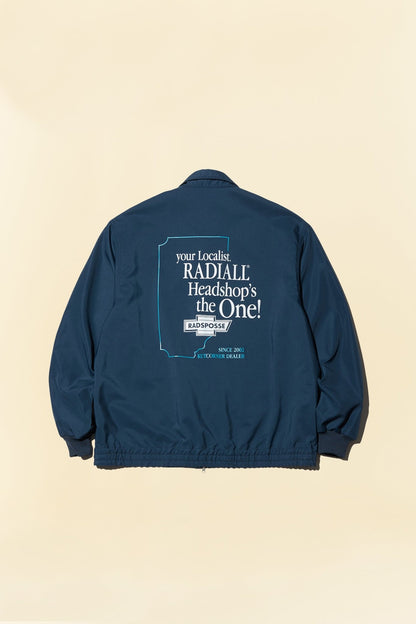 Radiall Posse Zip Up Blouson - Navy -Radiall - URAHARA