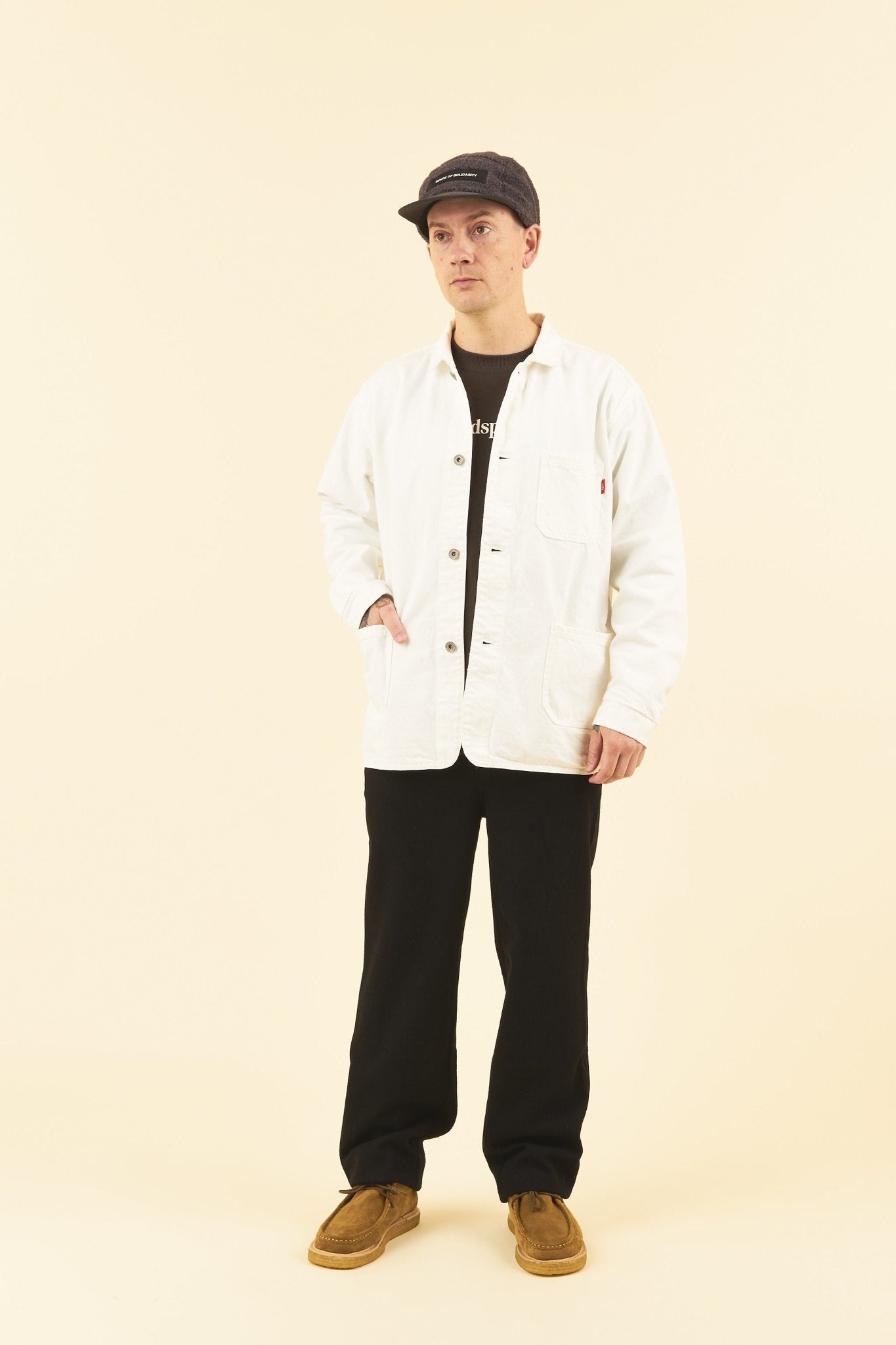 Rats 12oz ウォッシュドデニム カバーオール - ホワイト – URAHARA