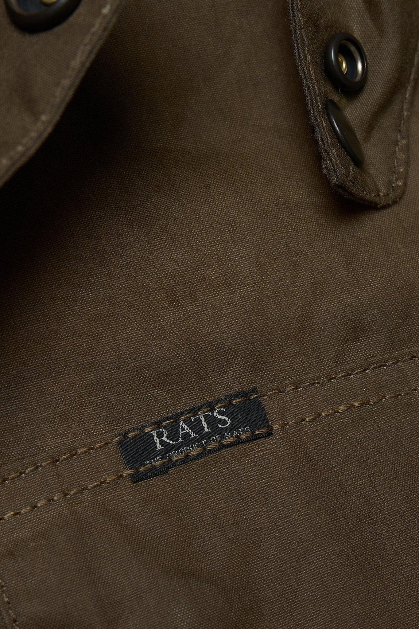Rats British Millerain Waxed Cotton Jacket - Khaki – URAHARA