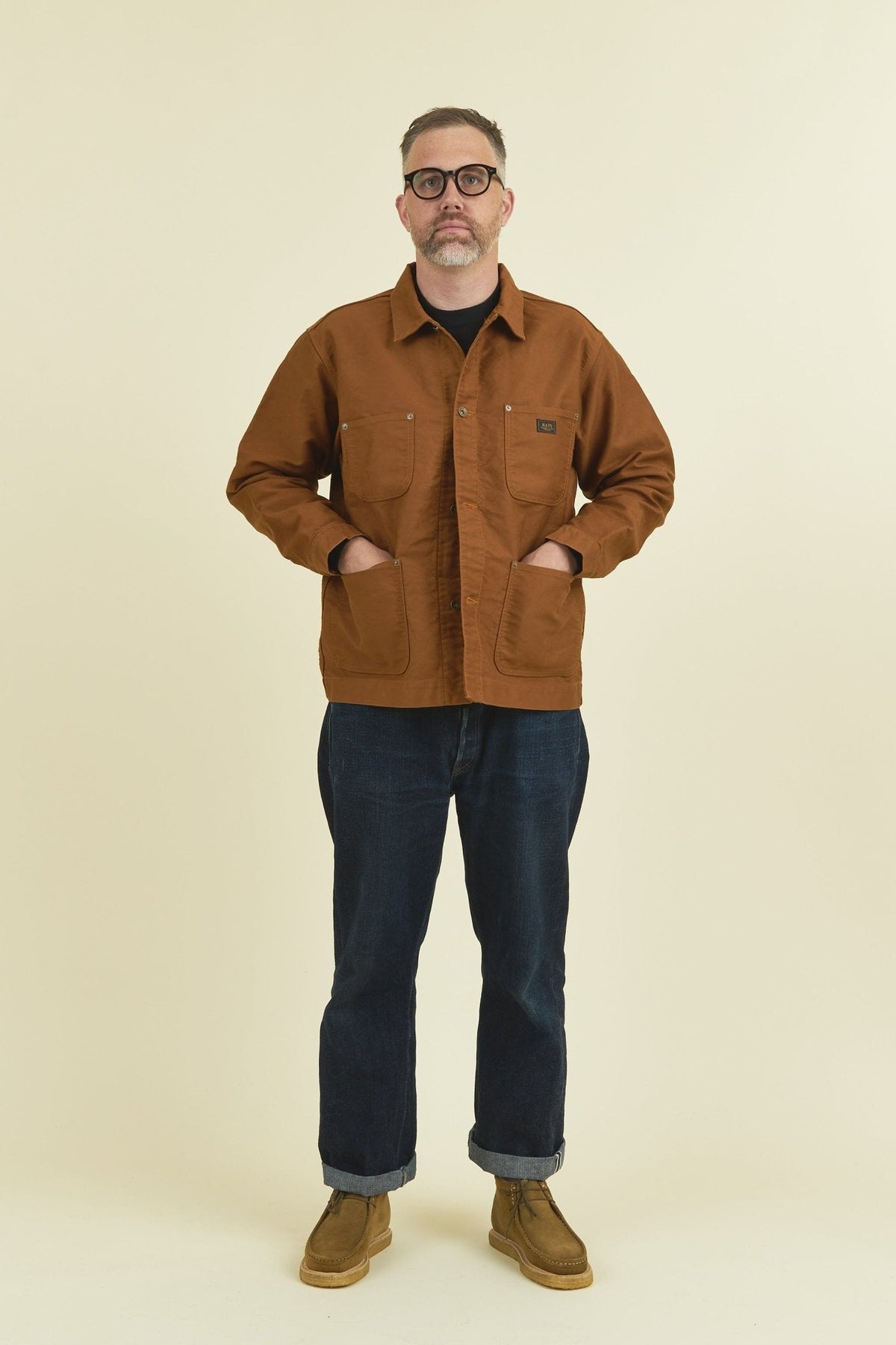 Rats British Moleskin Coverall Jacket - Brown – URAHARA