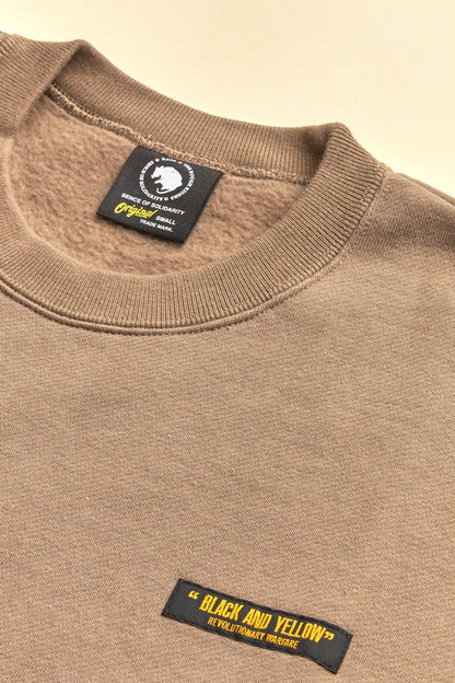 Rats Classic Crew Neck Sweatshirt - Khaki -Rats - URAHARA