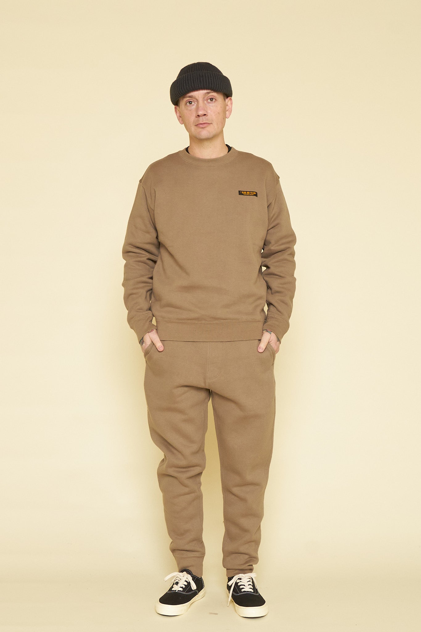 Rats Classic Crew Neck Sweatshirt - Khaki -Rats - URAHARA