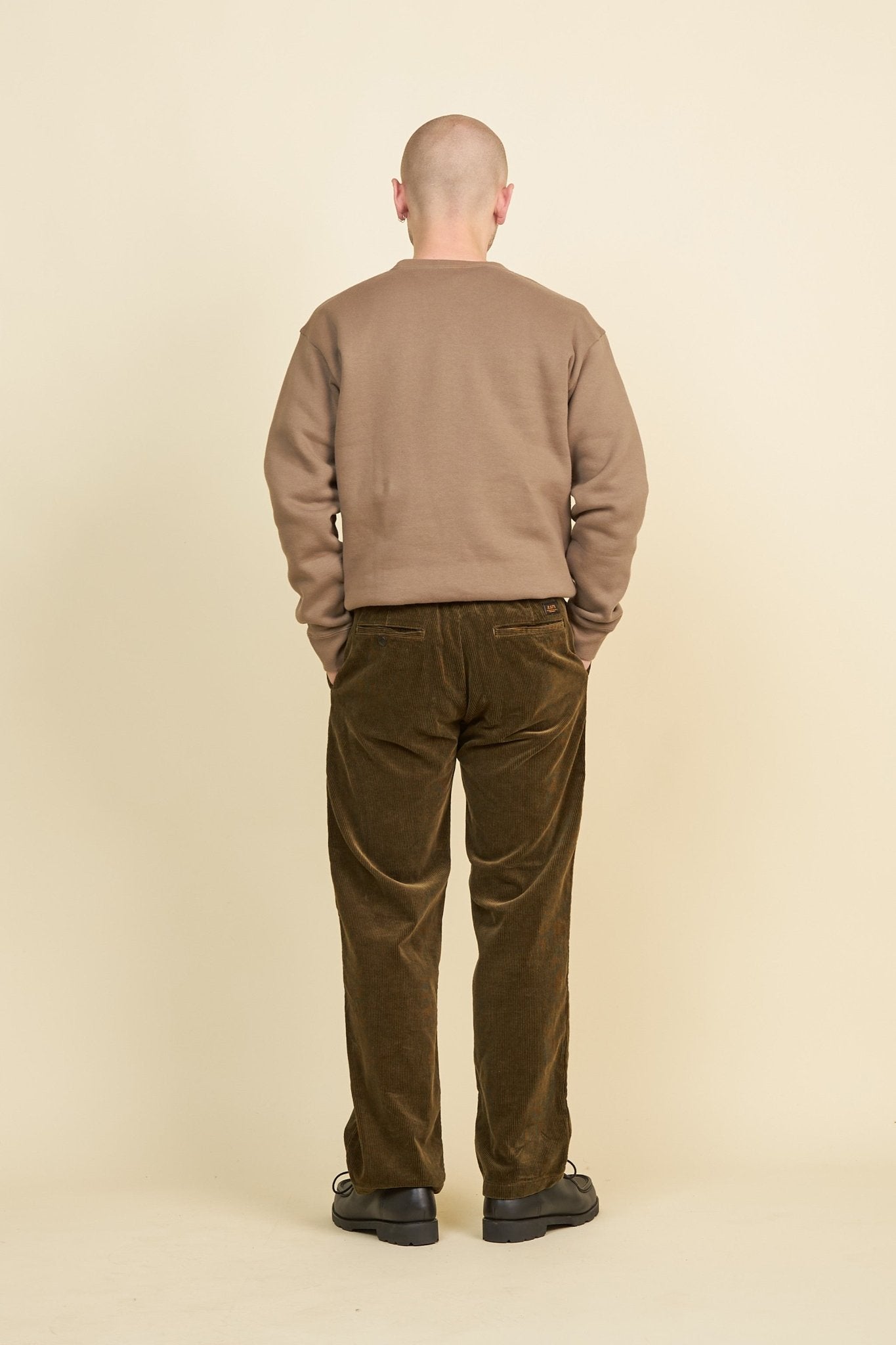 Rats Corduroy Easy Pant - Khaki Green