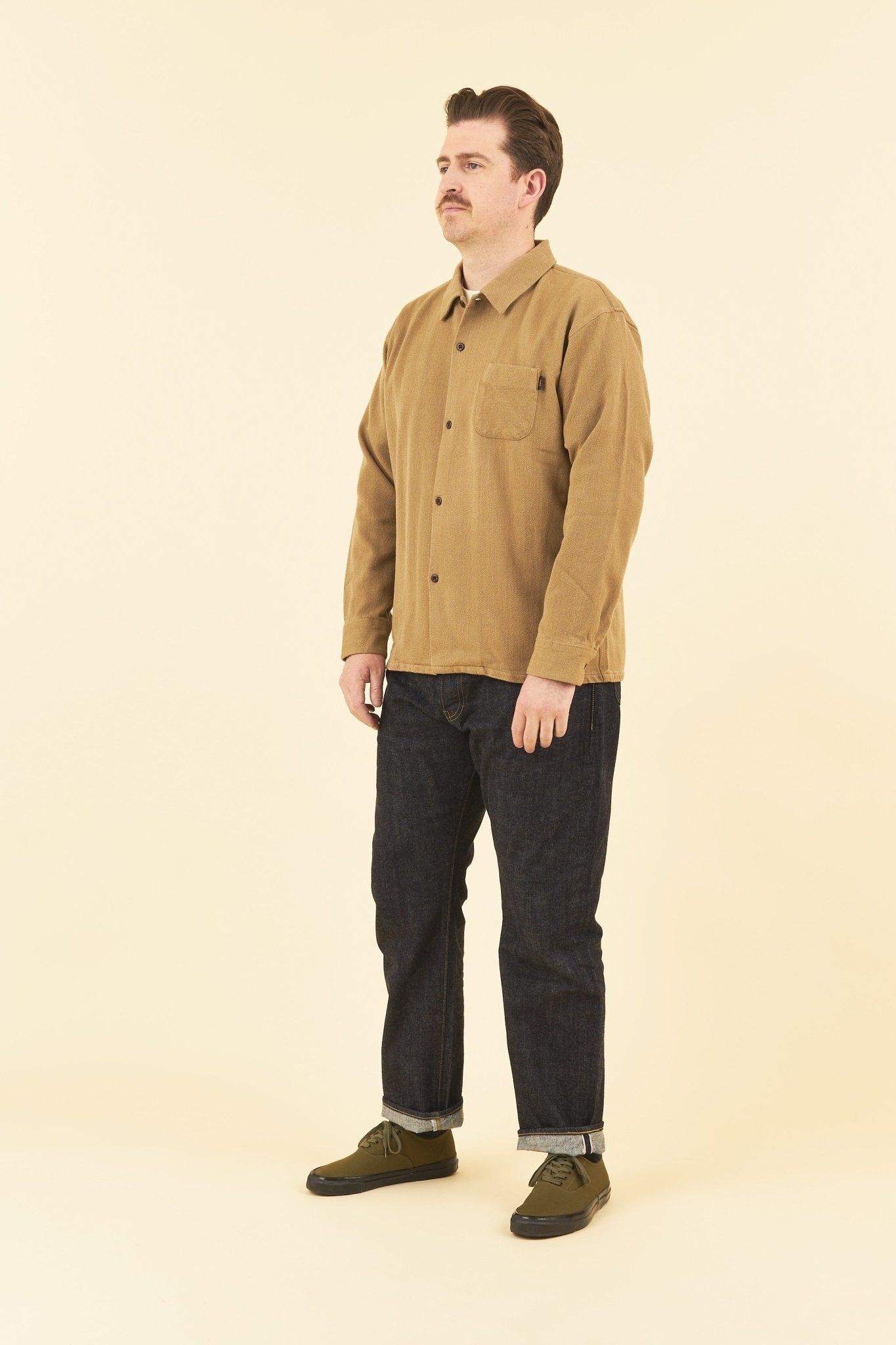 Rats Cotton Wool Shirt - Beige