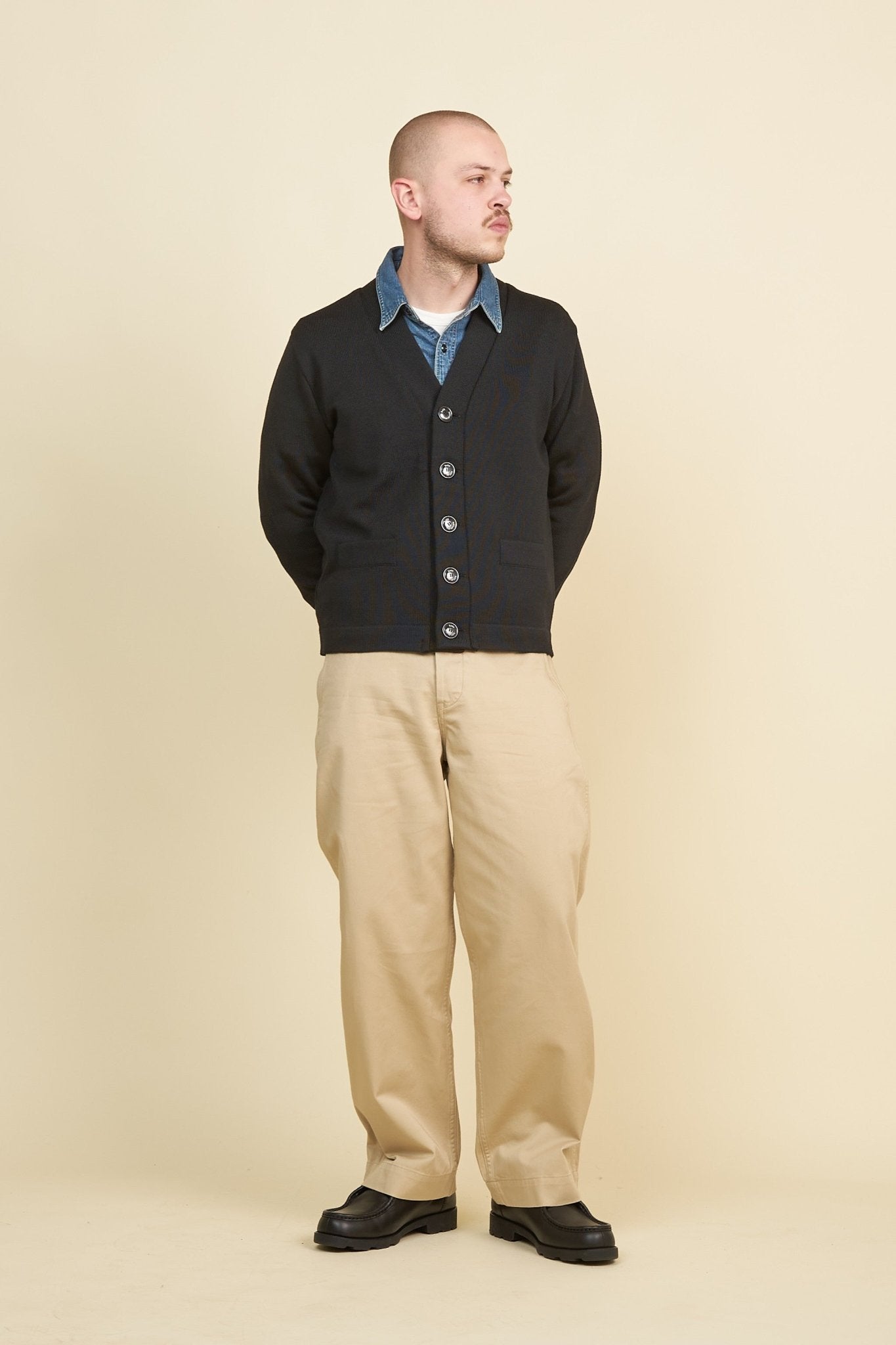 Rats Lettered Cardigan - Black – URAHARA