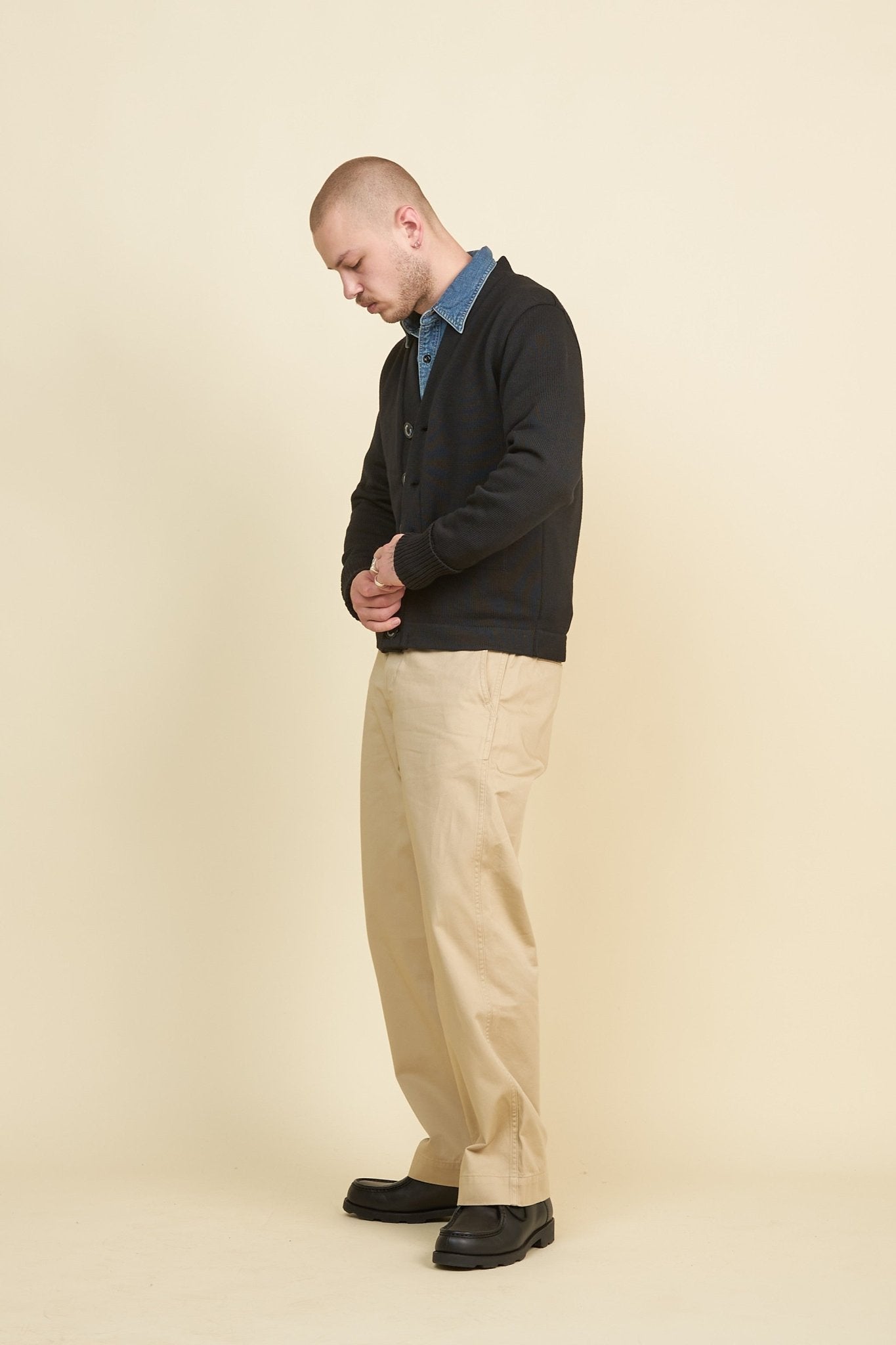 Rats Lettered Cardigan - Black – URAHARA