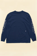 Rats Old English Long Sleeve - Navy -Rats - URAHARA