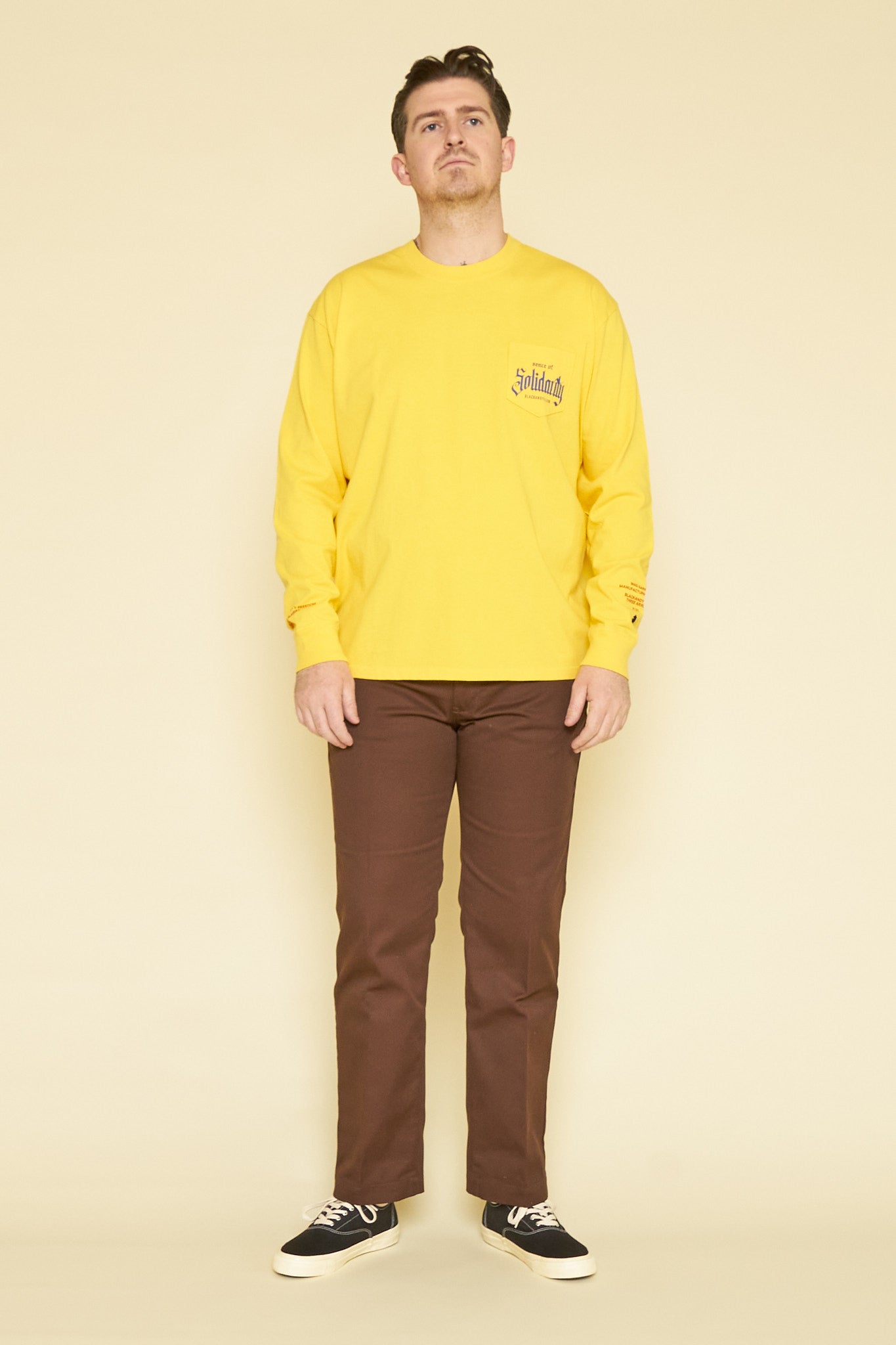 Rats Solidarity Pocket Long Sleeve - Yellow