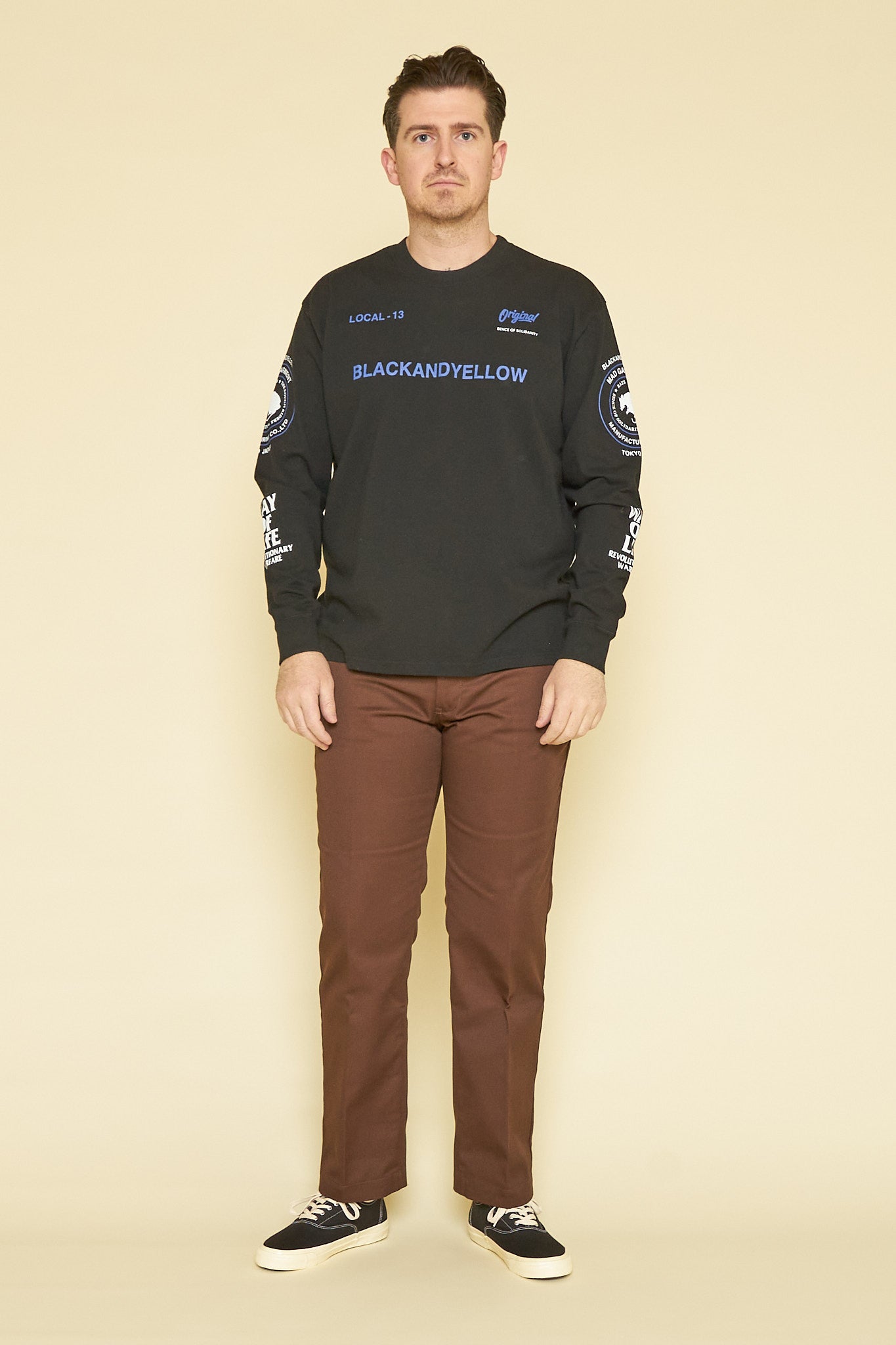 Rats Two Wheel Long Sleeve - Black / Blue – URAHARA