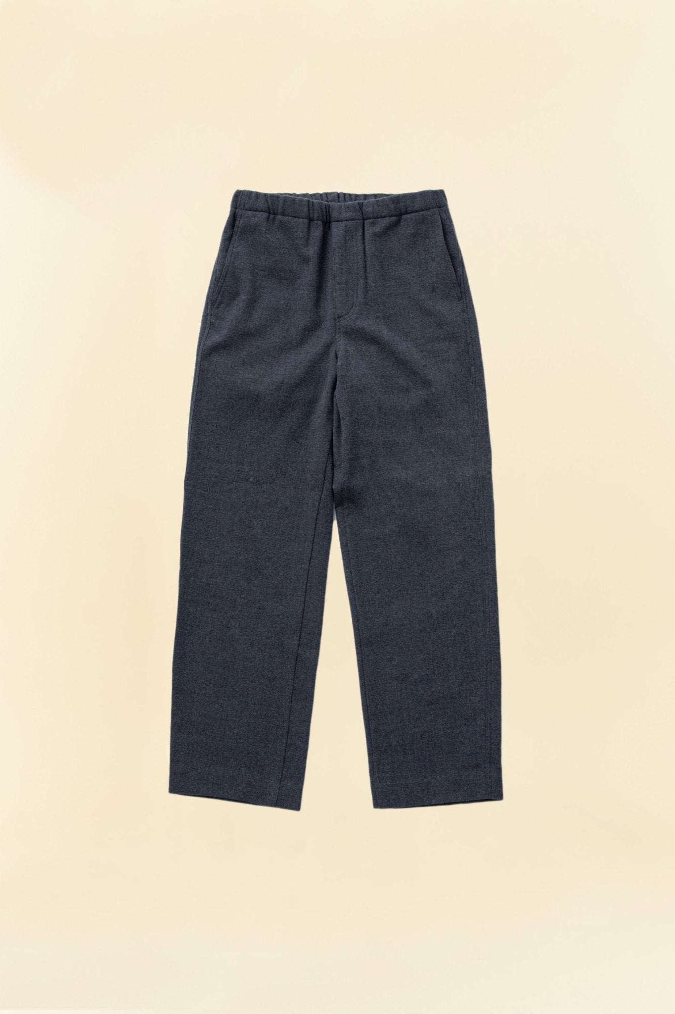 Rats Wool Knit Easy Pants - Charcoal -Rats - URAHARA