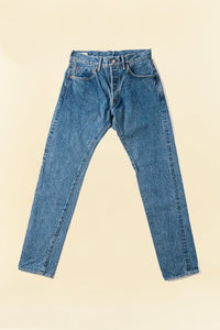 Tanuki 16.5oz YUSTHT Natural Indigo "Yurai" Stone Wash High Rise Tapered Selvedge Jeans -Tanuki - URAHARA