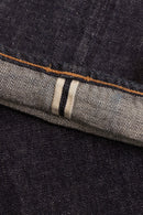 TCB 20’s Jeans – white selvedge ID detail at hem with chain-stitch finish.

