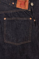 TCB 20’s Jeans – side profile showing back ppocket and stitching detail
