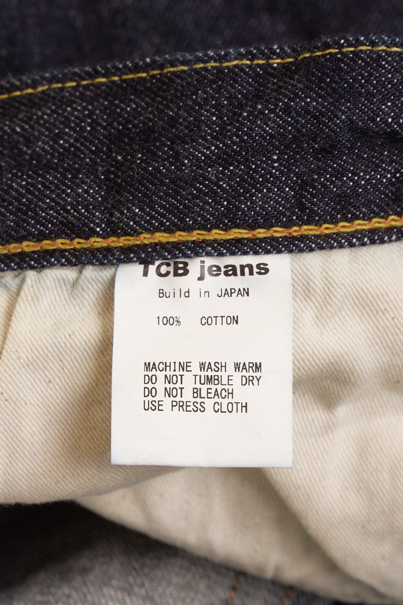 TCB Jeans 50's XX High Rise Straight Denim - 13.5oz -TCB Jeans - URAHARA