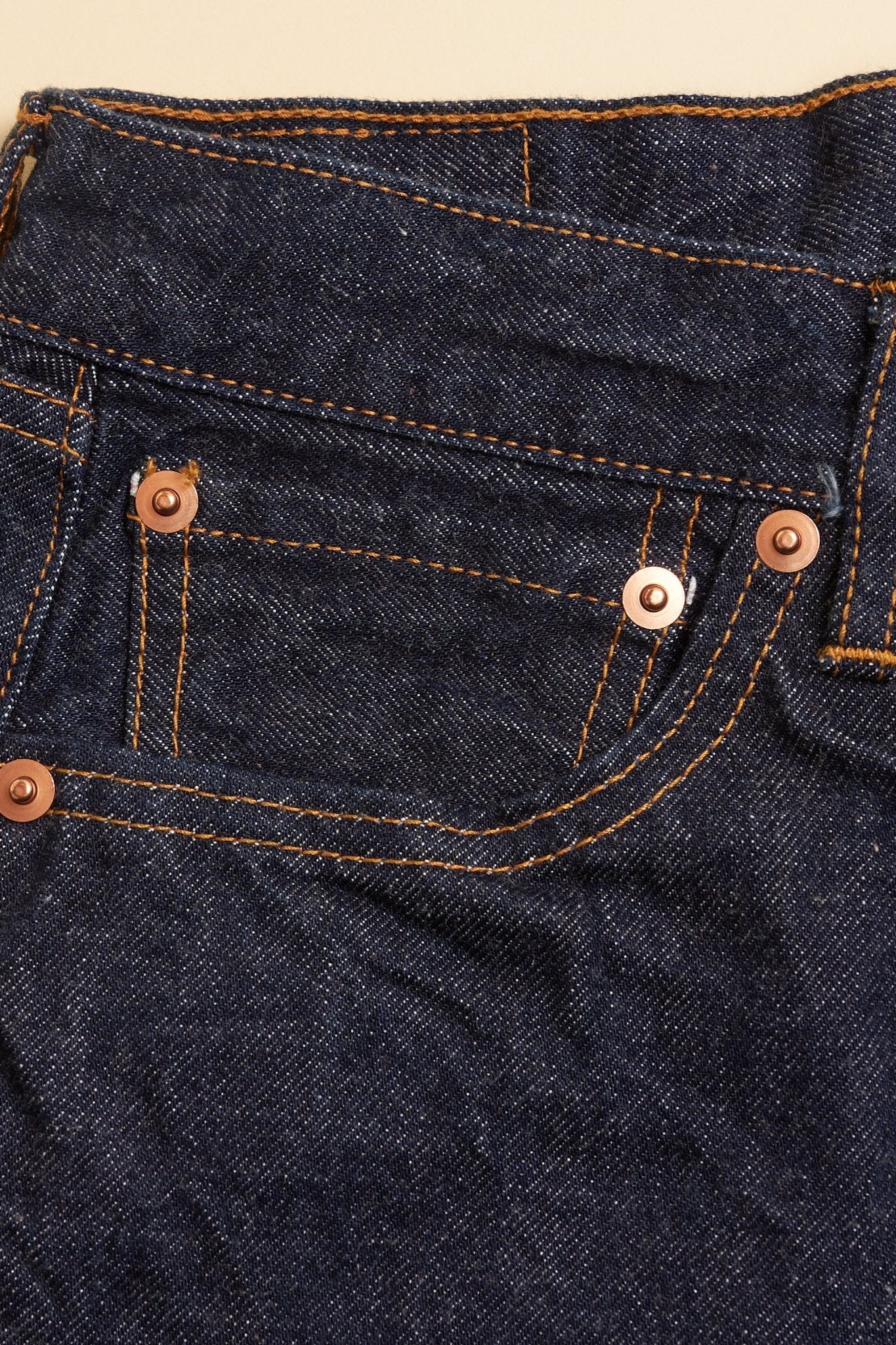 TCB Jeans 60's XX Medium Rise Tapered Denim - 13oz -TCB Jeans - URAHARA