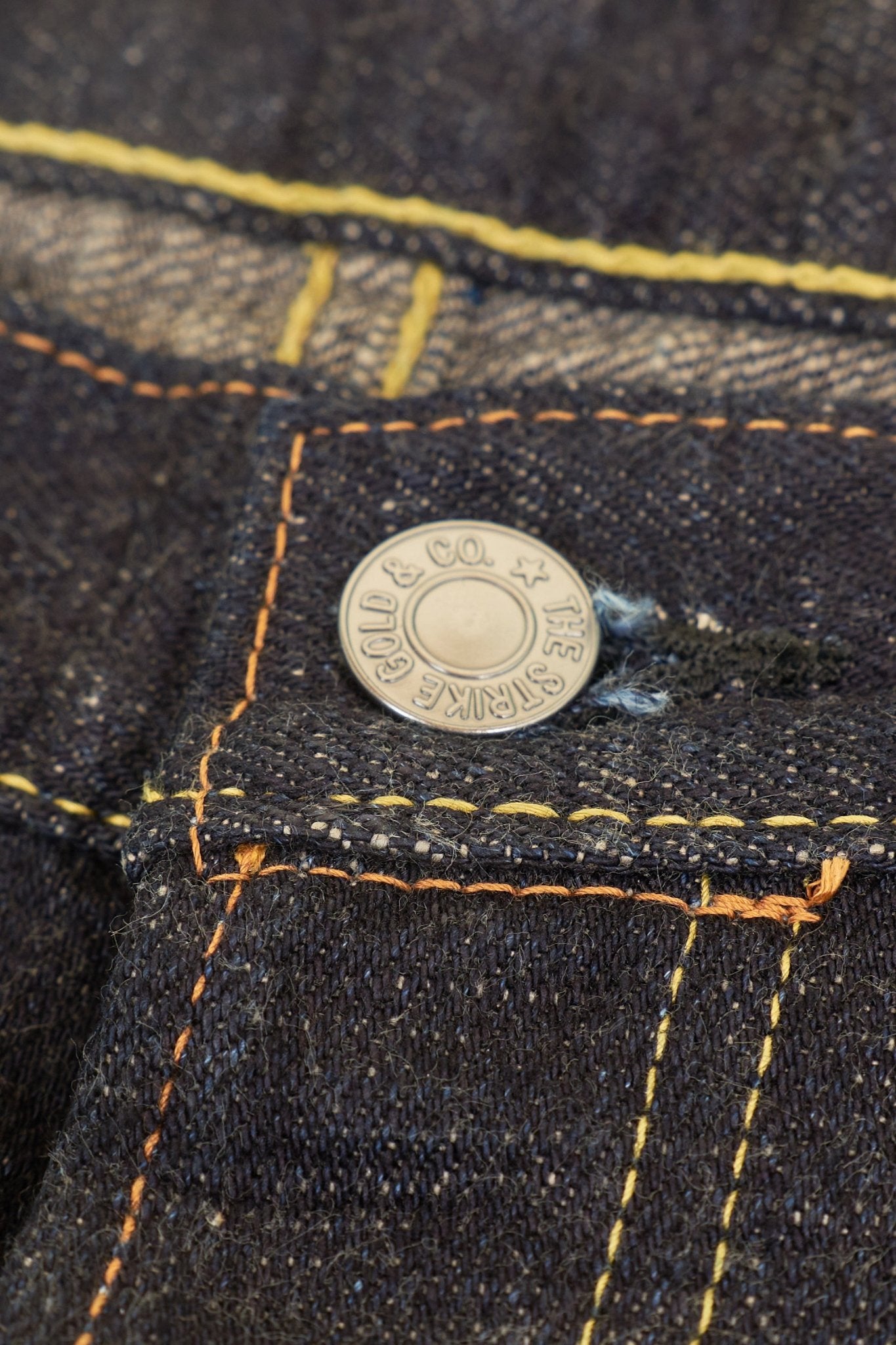 The Strike Gold 'Classic Series' 15oz Straight Selvedge Jeans -The Strike Gold - URAHARA